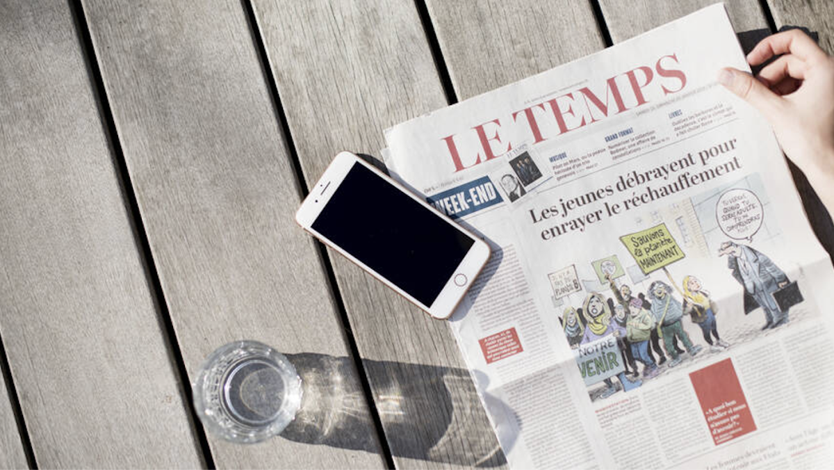 Article sur kiiz dans Le Temps