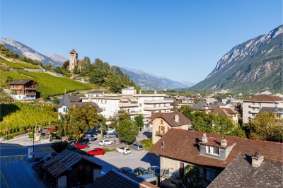 Bel appartement avec balcons et vue sur le château Mercier