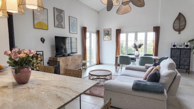 Magnifique maison mitoyenne avec terrasse et grand jardin