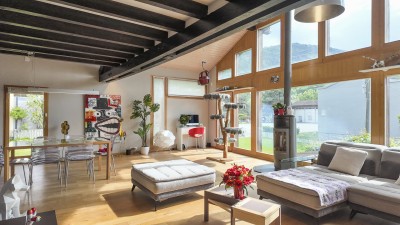Beau duplex avec terrasse et vue sur les montagnes
