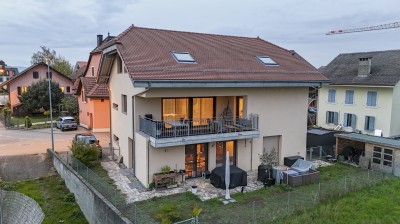 Duplex lumineux avec vue sur la Broye