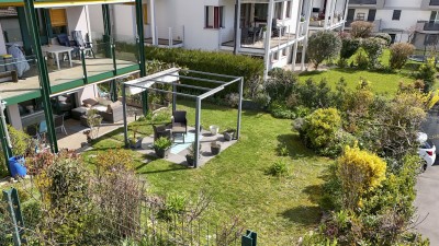 Charmant duplex avec jardin et vue sur lac et montagnes