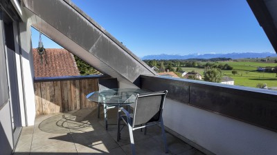 Magnifique duplex récent avec balcon et vue dégagée