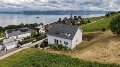 Maison récente de trois appartements avec vue sur le lac
