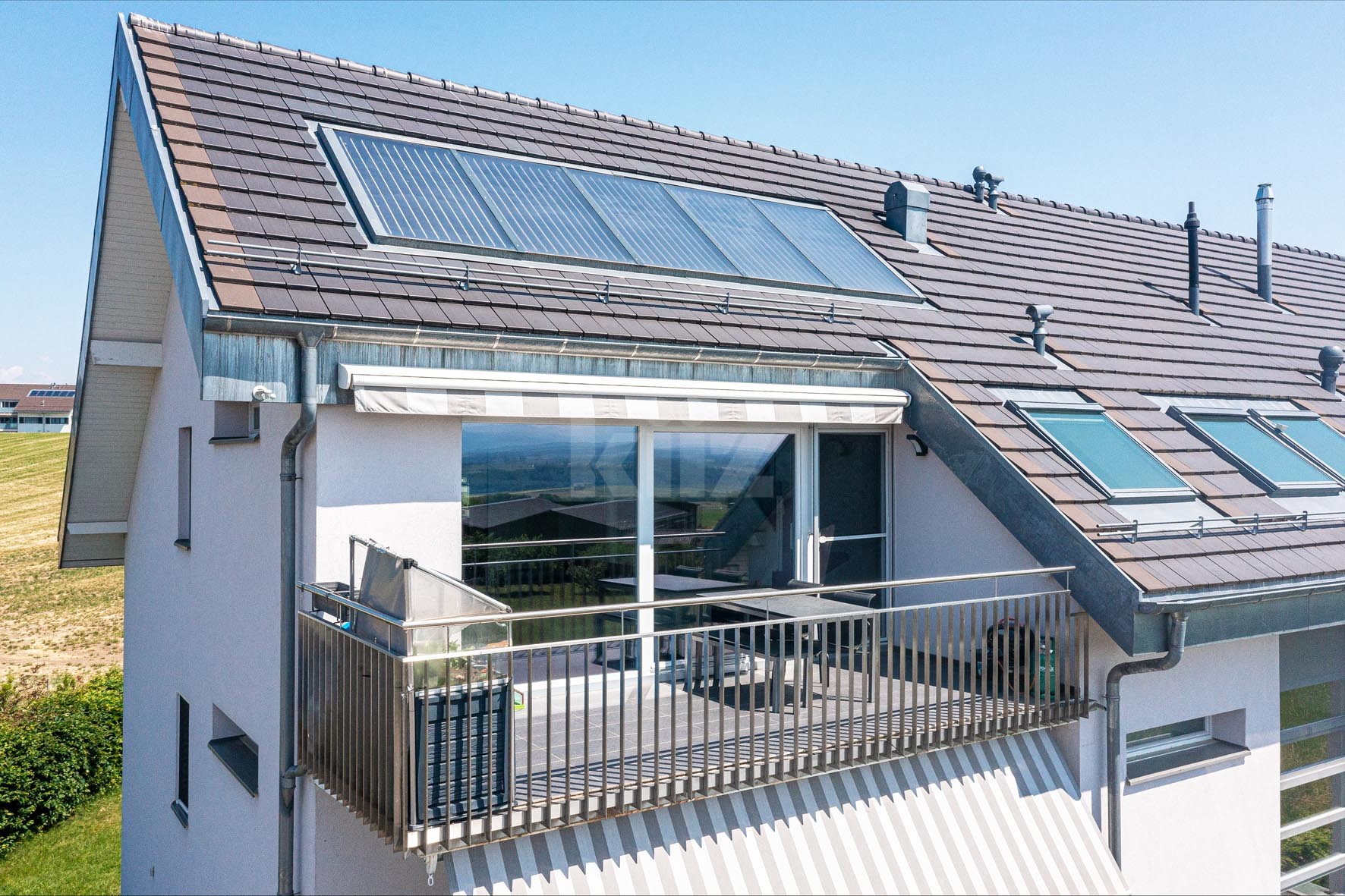 Beau duplex avec balcon et vue sur la campagne - 10